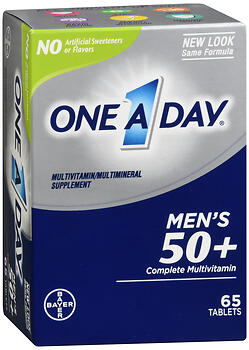 ONE A DAY MEN'S 50+ COMPLETE MULTIVITAMIN TABLETS