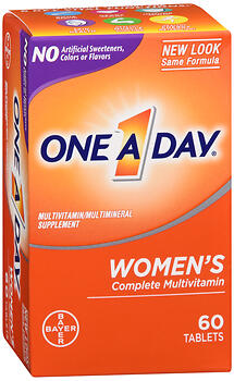 ONE A DAY WOMEN'S COMPLETE MULTIVITAMIN 60 TABLETS