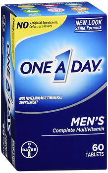 ONE A DAY MEN'S COMPLETE MULTIVITAMIN TABLETS