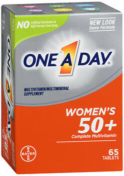 ONE A DAY WOMEN'S 50+ COMPLETE MULTIVITAMIN 65 TABLETS