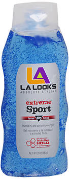 L.A. LOOKS Extreme Sport Hair Gel 20 OZ