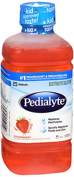 Pedialyte Electrolyte Solution Strawberry 33.8OZ