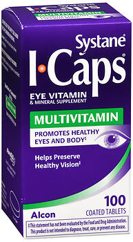 Systane ICAPS Multivitamin Coated Tablets 100 CT