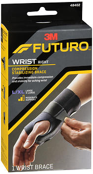 FUTURO Compression Stabilizing Wrist Brace Right Moderate Support L/XL 48402