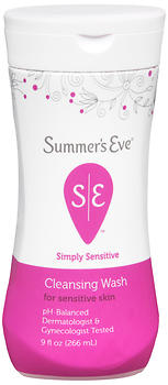 Summer's Eve Cleansing Wash Simply Sensitive 9 OZ
