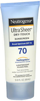 Neutrogena Ultra Sheer Dry-Touch Sunscreen SPF 70 3 OZ