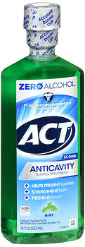 ACT Anticavity Fluoride Mouthwash Mint 18 oz