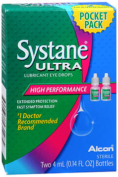 Systane Ultra Lubricant Eye Drops 2 Pack 8 ML