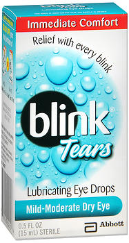 blink Tears Lubricating Eye Drops Mild-Moderate Dry Eye 15 ml