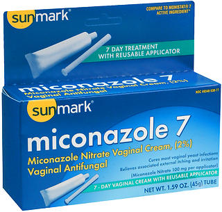 Sunmark Miconazole 7 Vaginal Antifungal Reusable Applicator 1.59 OZ