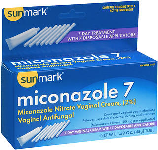 Sunmark Miconazole 7 Vaginal Antifungal Disposable Applicators 1.59 OZ