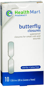 Health Mart Butterfly Closures All One Size 10 EA