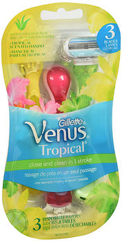 Gillette Venus Tropical Disposable Razors 3 EA