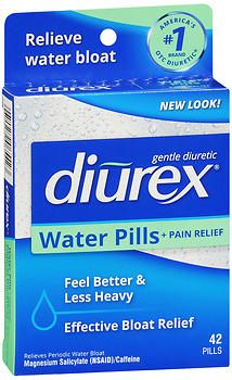 DIUREX Water Pills + Pain Relief 42CT