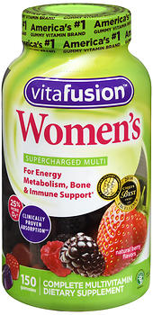 Vitafusion Women's Complete Multivitamin Gummies Natural Berry Flavors 150 EA