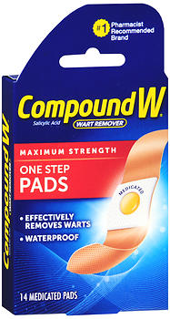 Compound W Wart Remover One Step Pads 14 EA