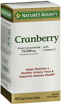 Nature;s Bounty Cranberry 25,200mg With Vitamin C