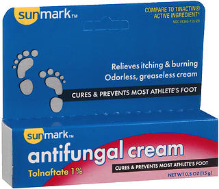 Sunmark Antifungal Cream Tolnaftate 1% 0.5 OZ