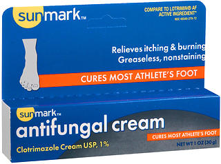 Sunmark Antifungal Cream Clotrimazole 1% 1 OZ