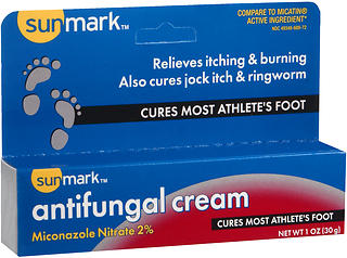 Sunmark Antifungal Cream Miconazole Nitrate 2% 1 OZ