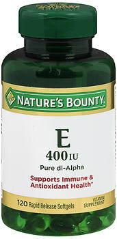 Nature's Bounty Vitamin E 400IU Pure Soft Gel 120