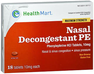 Health Mart Nasal Decongestant PE Tablets