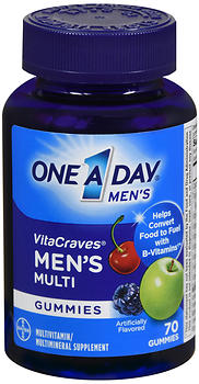 One A Day VitaCraves Men's Multi Gummies 70 CT