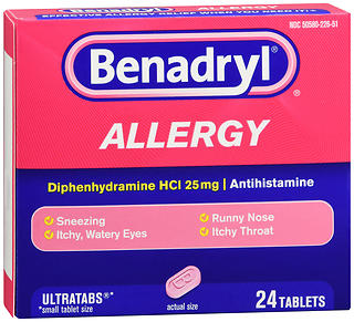Benadryl Allergy Ultratabs 24TB