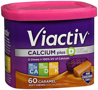 VIACTIV Calcium plus D Soft Chews Caramel 60 EA