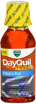 Vicks DayQuil Severe Cold & Flu Liquid 8 OZ