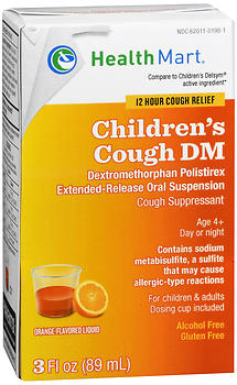 Health Mart Children's Cough DM Liquid Orange-Flavored