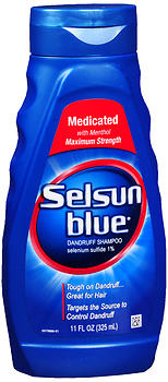 Selsun Blue Dandruff Shampoo Medicated 11 OZ