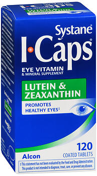 Systane ICaps Lutein & Zeaxanthin Coated Tablets 120 TB