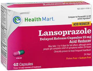 Health Mart 24 Hour Lansoprazole Acid Reducer Capsules
