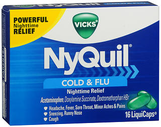 Vicks NyQuil Cold & Flu LiquiCaps 16 CP