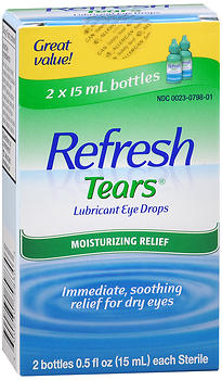 REFRESH Tears Lubricant Eye Drops 1 OZ