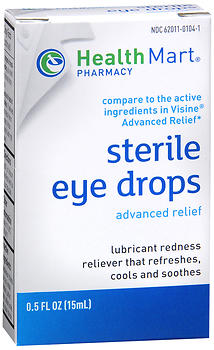 Health Mart Sterile Eye Drops Advanced Relief 15 ML