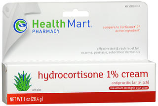 Health Mart Hydrocortisone 1% Cream Maximum Strength with Aloe 1 OZ