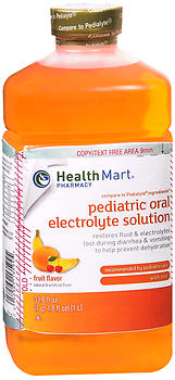 Health Mart Pediatric Oral Electrolyte Solution Fruit Flavor 1 LT