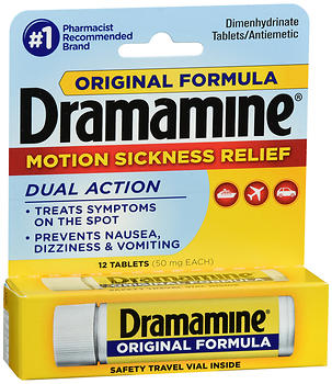 Dramamine Motion Sickness Relief Tablets Original Formula