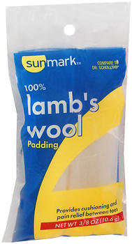 Sunmark 100% Lamb's Wool Padding 0.37 OZ