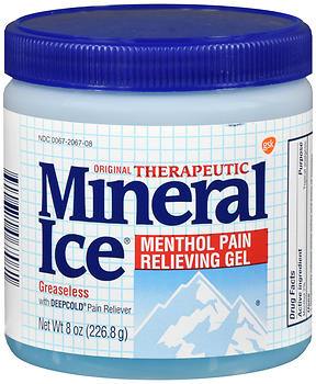 THERAPEUTIC MINERAL ICE GEL GREASELESS 8 OZ