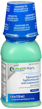 Health Mart Anti-Diarrheal Oral Solution Mint Flavor 4 OZ