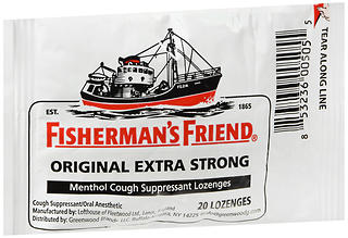 Fisherman's Friend Original Extra Strong Menthol Cough Suppressant Lozenges