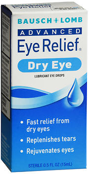 Bausch + Lomb Advanced Eye Relief Drops Dry Eye 0.5 oz