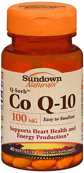 Sundown Naturals Co Q-10 100 mg Softgels 40 CP