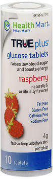 HM RASPBERRY GLUCOSE TABLETS 10CT