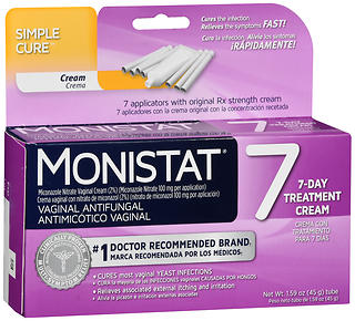 MONISTAT 7 Simple Cure Vaginal Antifungal Cream 1 EA