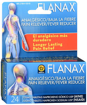 Flanax Pain Reliever/Fever Reducer Tablets 24 TB