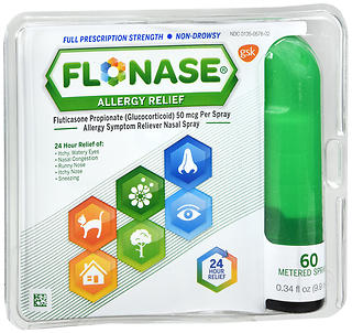 Flonase Allergy Symptom Reliever Nasal Spray 60 Metered Sprays